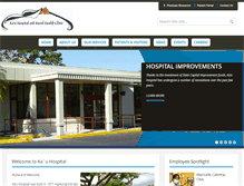 Tablet Screenshot of kauhospital.org